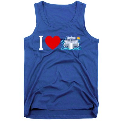 Cruising Vacation I Love Cruise Funny Gift Tank Top