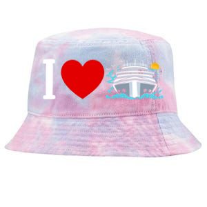 Cruising Vacation I Love Cruise Funny Gift Tie-Dyed Bucket Hat