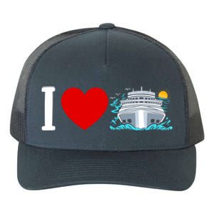 Cruising Vacation I Love Cruise Funny Gift Yupoong Adult 5-Panel Trucker Hat