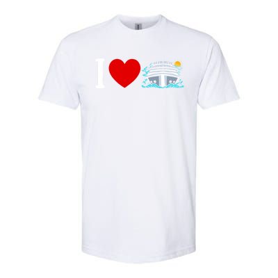 Cruising Vacation I Love Cruise Funny Gift Softstyle CVC T-Shirt