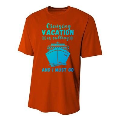 Cruising Vacation Is Calling Cruising Ship Cruise Trip Meaningful Gift Performance Sprint T-Shirt