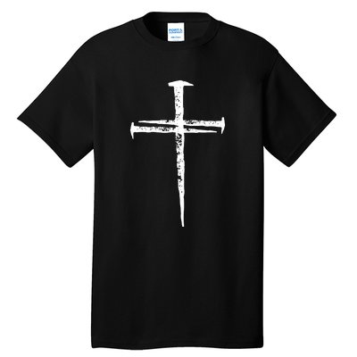 Christian Vintage Jesus Cross Three Nails Tall T-Shirt