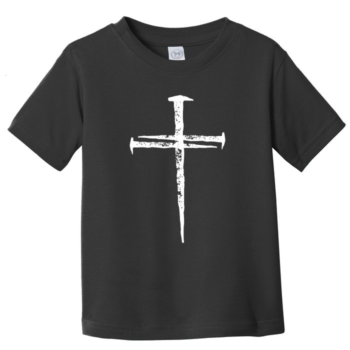 Christian Vintage Jesus Cross Three Nails Toddler T-Shirt