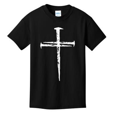 Christian Vintage Jesus Cross Three Nails Kids T-Shirt