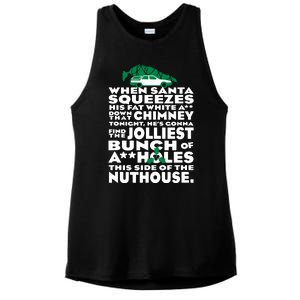 Christmas Vacation Jolliest Bunch Ladies PosiCharge Tri-Blend Wicking Tank