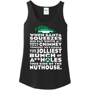 Christmas Vacation Jolliest Bunch Ladies Essential Tank