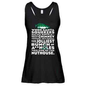 Christmas Vacation Jolliest Bunch Ladies Essential Flowy Tank