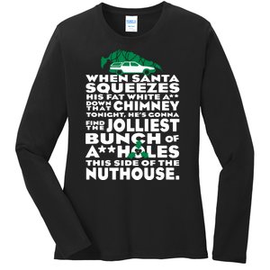 Christmas Vacation Jolliest Bunch Ladies Long Sleeve Shirt