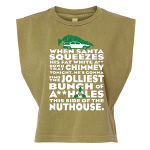 Christmas Vacation Jolliest Bunch Garment-Dyed Women's Muscle Tee