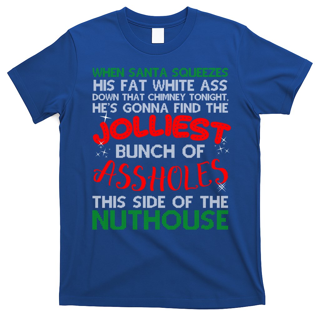 Christmas Vacation Jolliest Bunch Ugly Christmas Xmas Gift T-Shirt