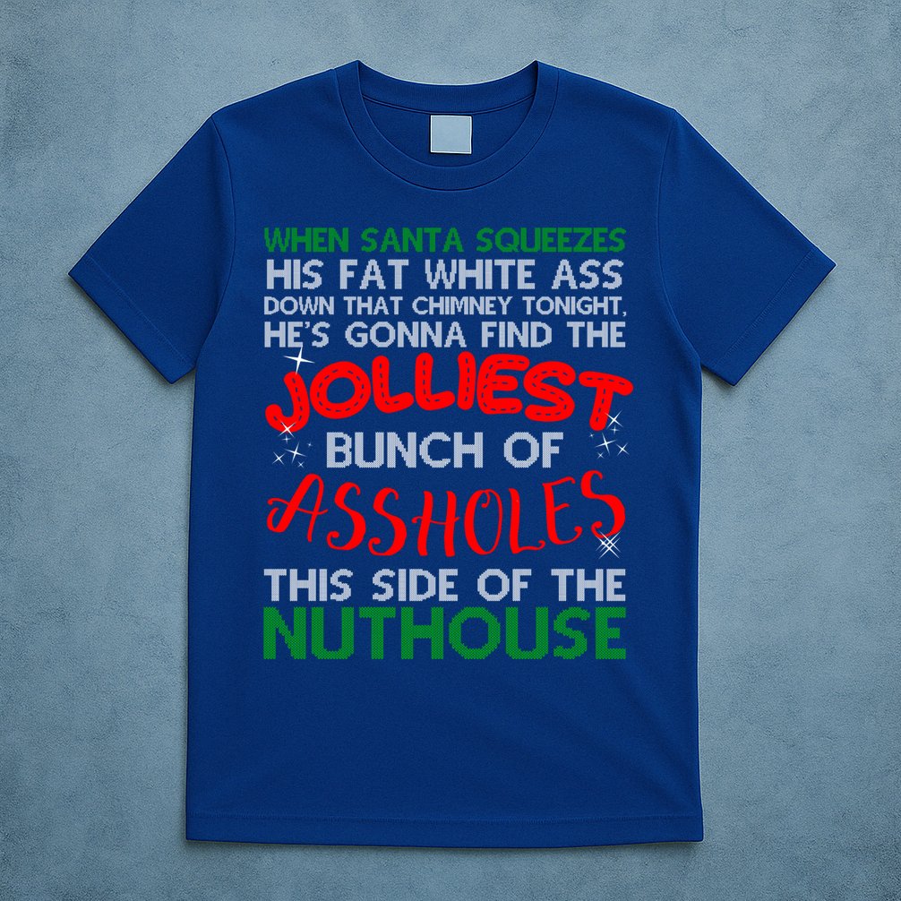 Christmas Vacation Jolliest Bunch Ugly Christmas Xmas Gift T-Shirt