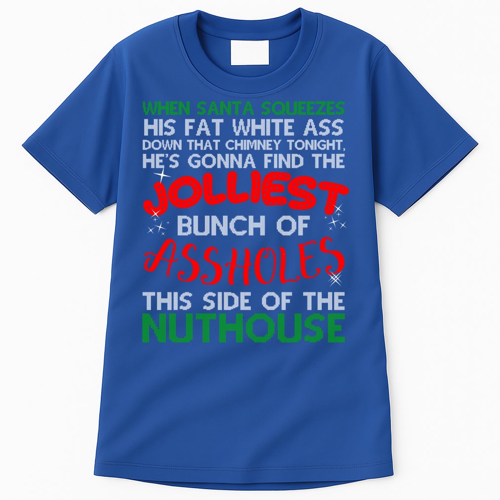 Christmas Vacation Jolliest Bunch Ugly Christmas Xmas Gift Tall T-Shirt