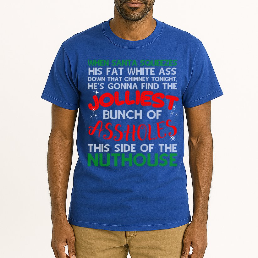 Christmas Vacation Jolliest Bunch Ugly Christmas Xmas Gift Tall T-Shirt