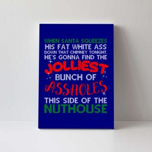 Christmas Vacation Jolliest Bunch Ugly Christmas Xmas Gift Canvas