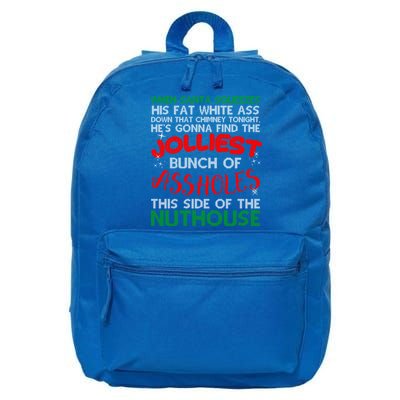 Christmas Vacation Jolliest Bunch Ugly Christmas Xmas Gift 16 in Basic Backpack