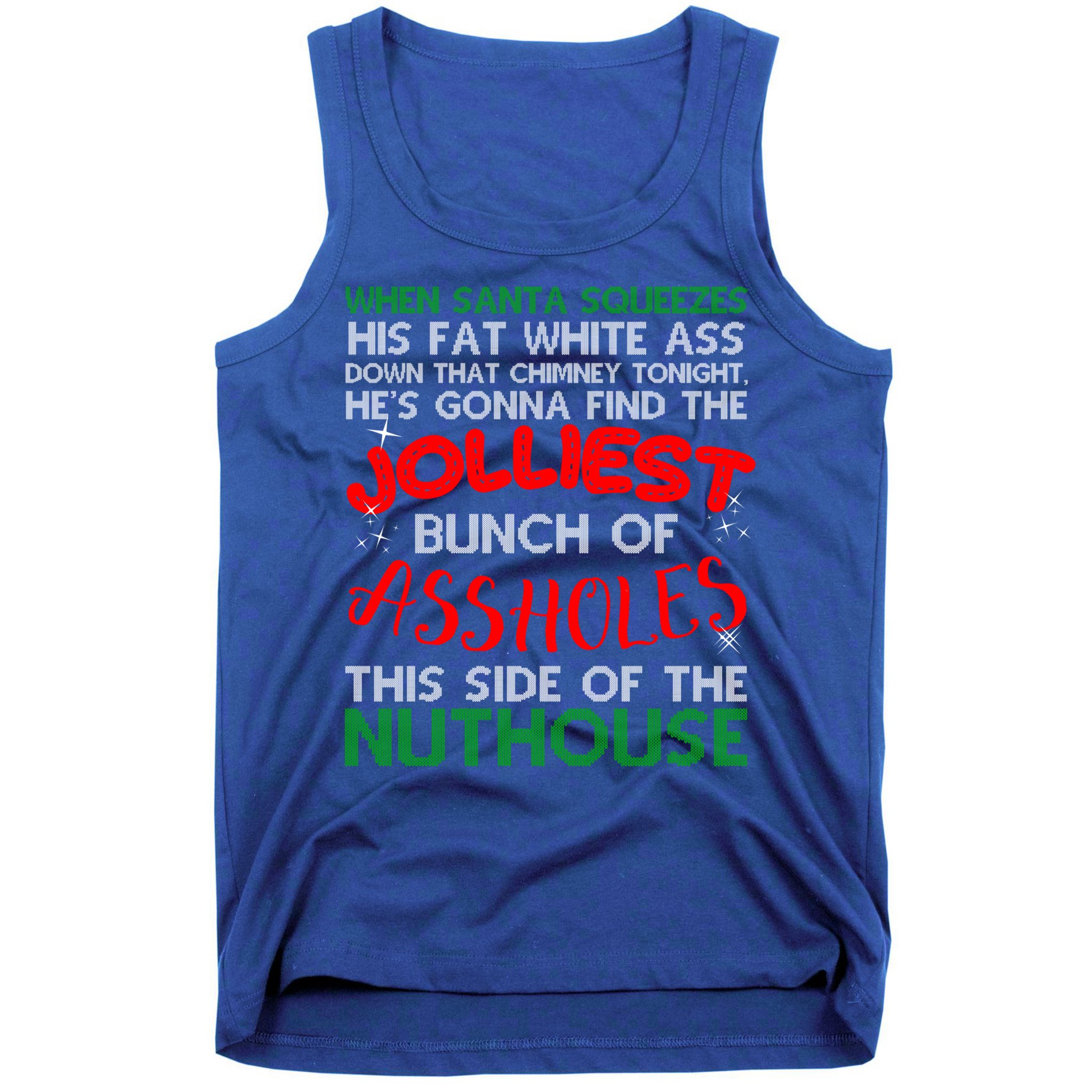 Christmas Vacation Jolliest Bunch Ugly Christmas Xmas Gift Tank Top