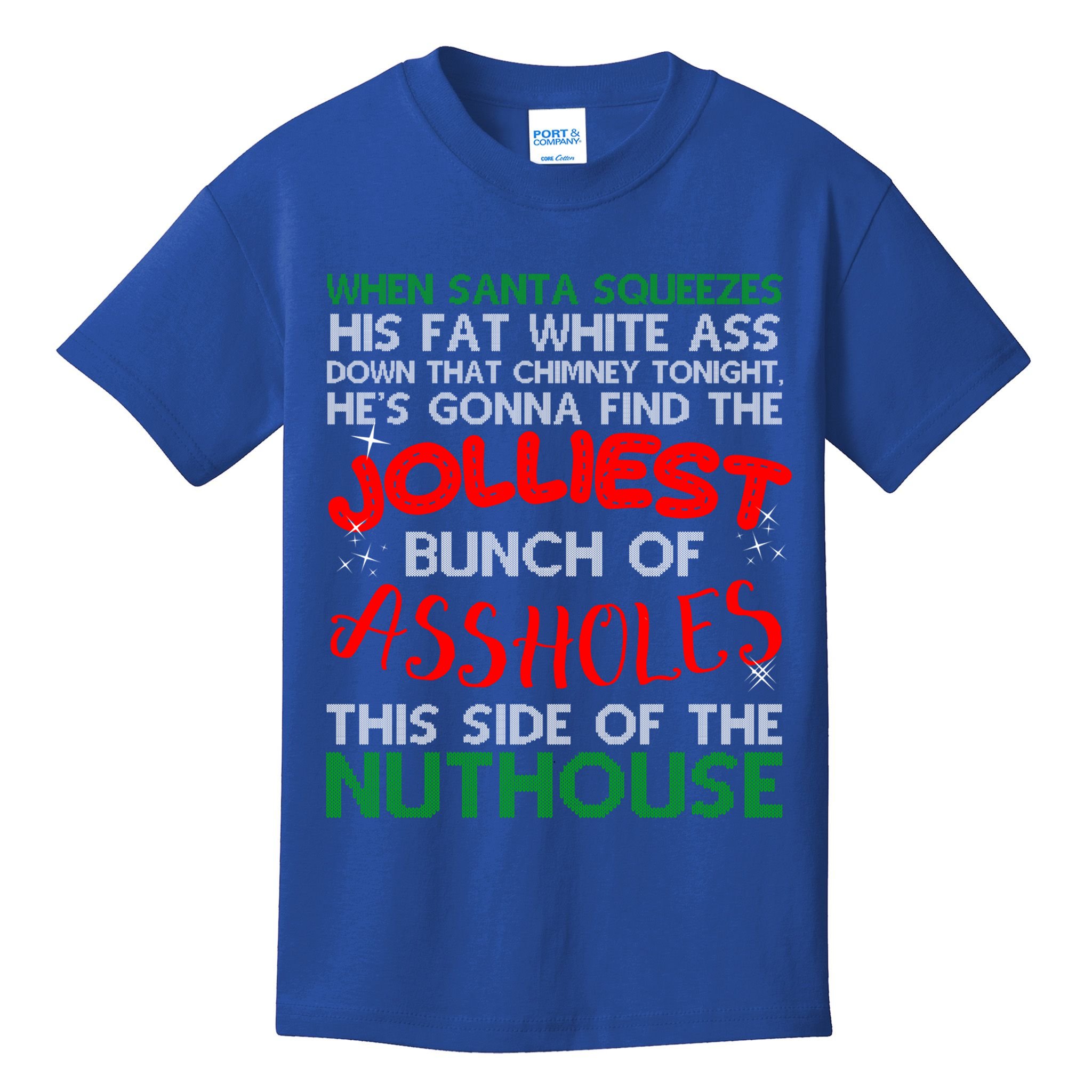 Christmas Vacation Jolliest Bunch Ugly Christmas Xmas Gift Kids T-Shirt