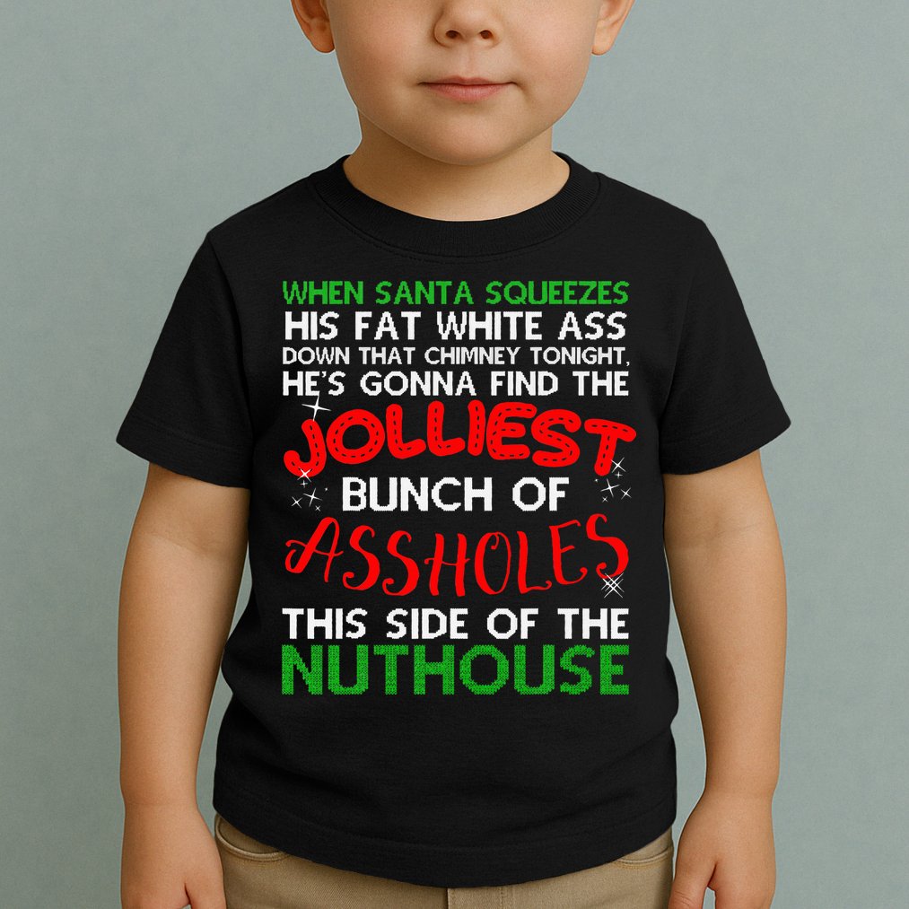 Christmas Vacation Jolliest Bunch Ugly Christmas Xmas Gifts Toddler T-Shirt