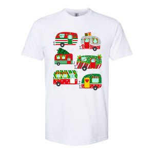 Christmas Van Life Snowflakes Camper Van Xmas Gift Softstyle CVC T-Shirt