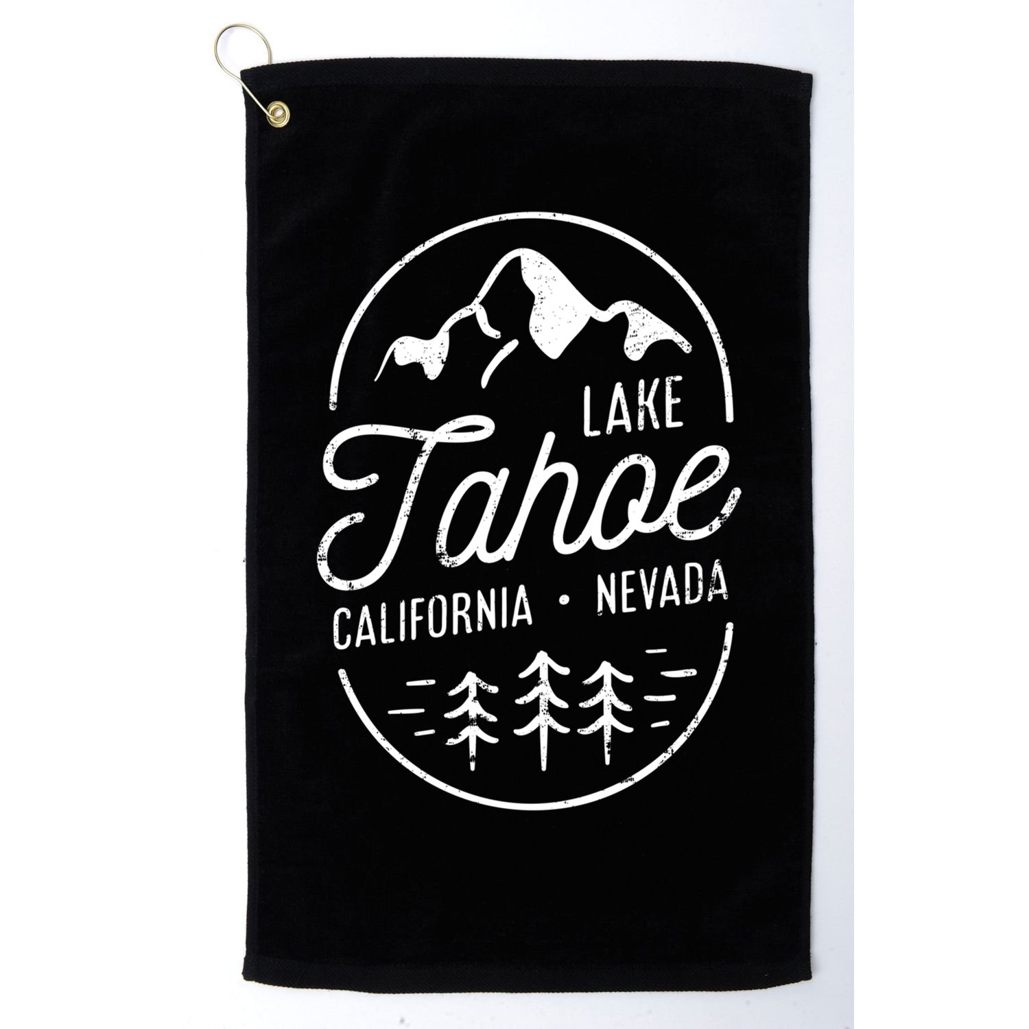 Cool Vintage Lake Tahoe California Nevada Souvenir Gift Golf Towel
