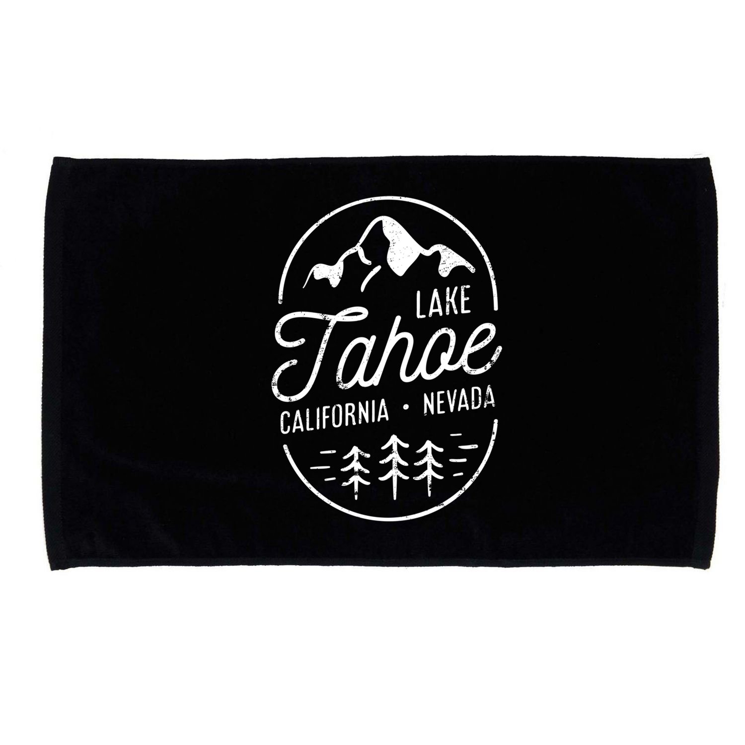 Cool Vintage Lake Tahoe California Nevada Souvenir Gift Microfiber Hand Towel