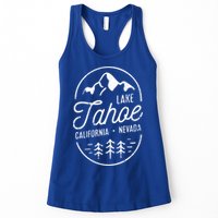 Cool Vintage Lake Tahoe California Nevada Souvenir Gift Womens Tank Top