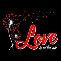 Cute Valentine Love Is In The Air Dandelions 16 in Basic Backpack