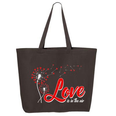 Cute Valentine Love Is In The Air Dandelions 25L Jumbo Tote