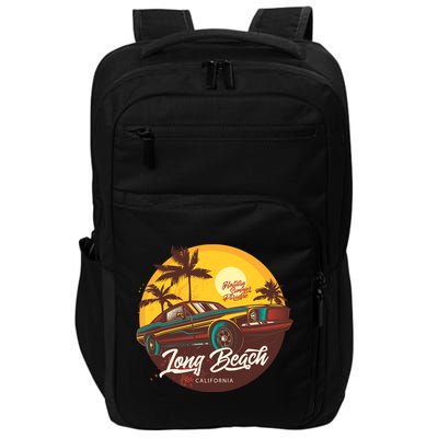 California Vibe Long Beach California Impact Tech Backpack