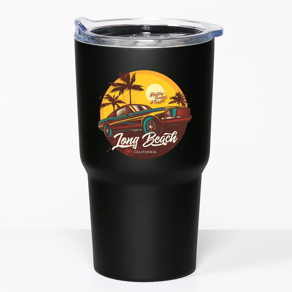 California Vibe Long Beach California Tumbler