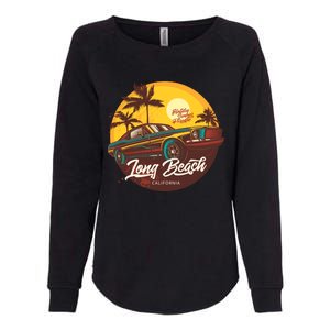 California Vibe Long Beach California Womens California Wash Sweatshirt