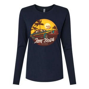 California Vibe Long Beach California Womens Cotton Relaxed Long Sleeve T-Shirt