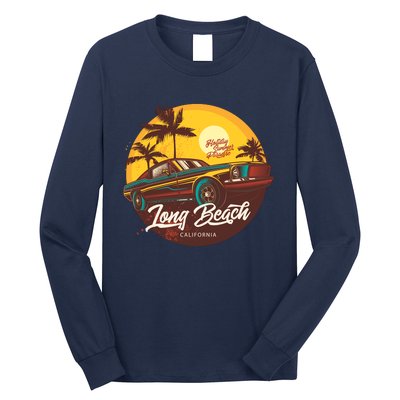 California Vibe Long Beach California Long Sleeve Shirt