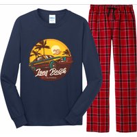 California Vibe Long Beach California Long Sleeve Pajama Set