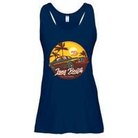 California Vibe Long Beach California Ladies Essential Flowy Tank