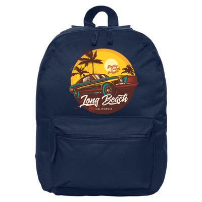 California Vibe Long Beach California 16 in Basic Backpack