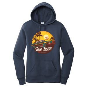 California Vibe Long Beach California Women's Pullover Hoodie