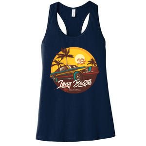 California Vibe Long Beach California Women's Racerback Tank