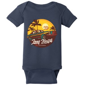 California Vibe Long Beach California Baby Bodysuit