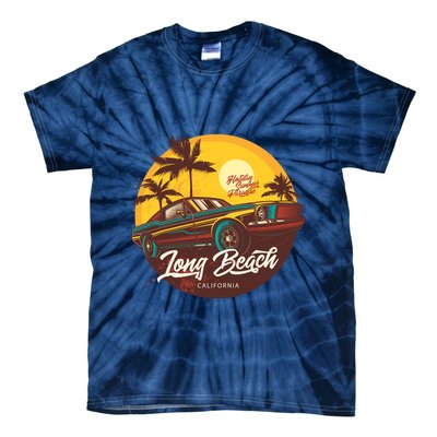California Vibe Long Beach California Tie-Dye T-Shirt