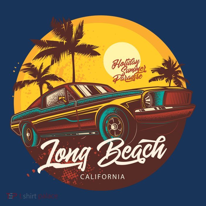 California Vibe Long Beach California Tank Top