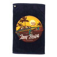 California Vibe Long Beach California Platinum Collection Golf Towel