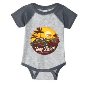 California Vibe Long Beach California Infant Baby Jersey Bodysuit