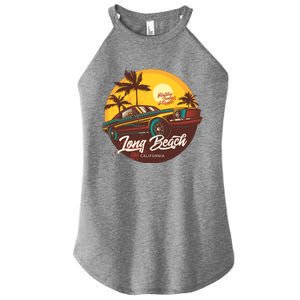 California Vibe Long Beach California Women's Perfect Tri Rocker Tank