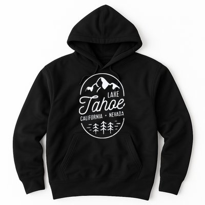 Cool Vintage Lake Tahoe California Nevada Souvenir Hoodie