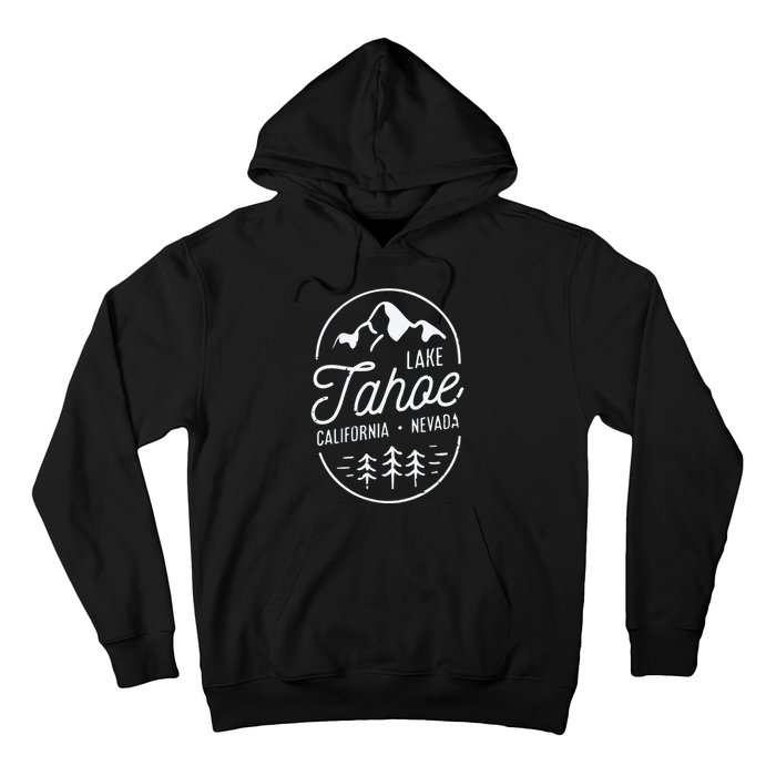 Cool Vintage Lake Tahoe California Nevada Souvenir Hoodie