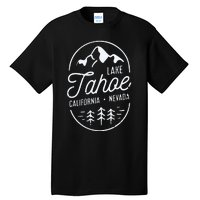 Cool Vintage Lake Tahoe California Nevada Souvenir Tall T-Shirt