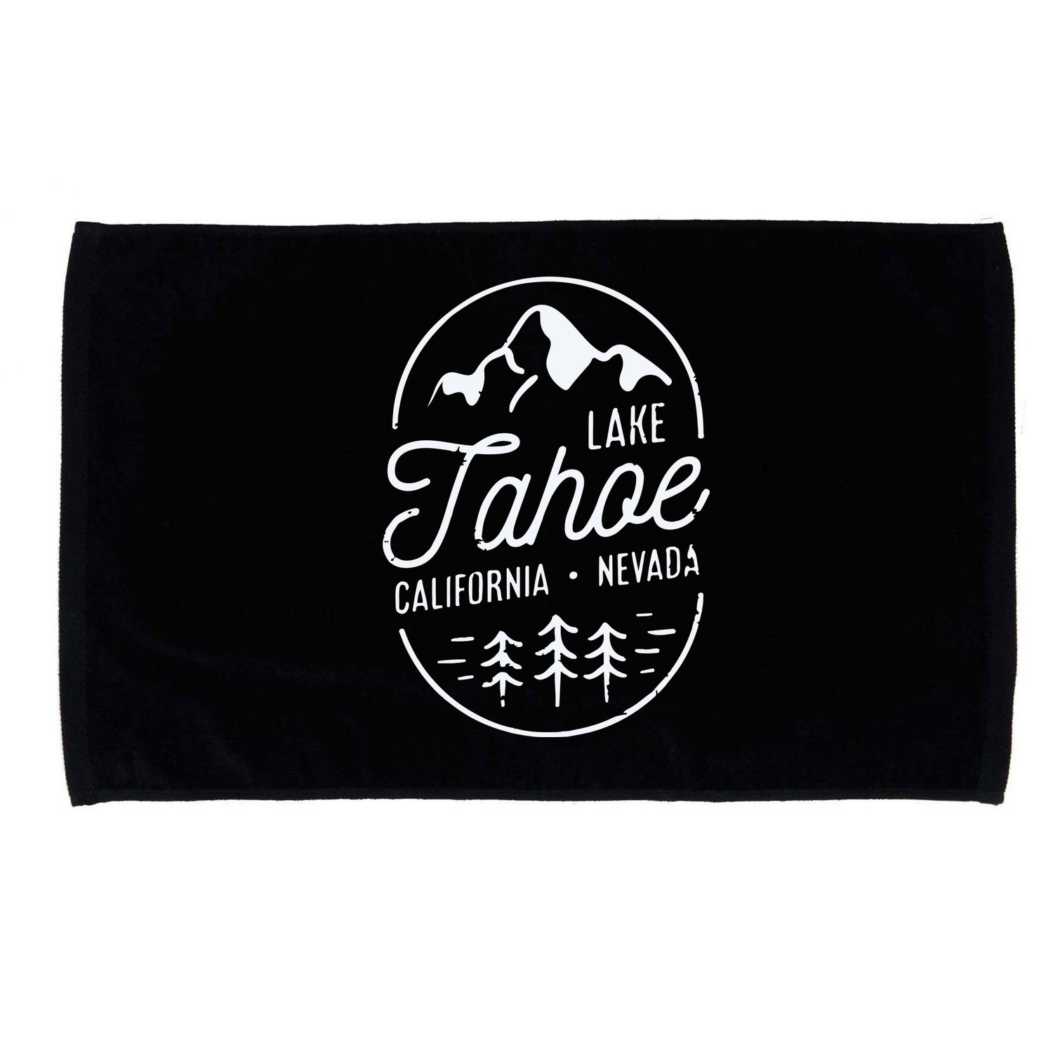 Cool Vintage Lake Tahoe California Nevada Souvenir Microfiber Hand Towel