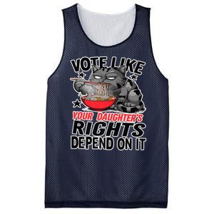 Cats Vote Like Your Daughters Rights Depend On It Mesh Reversible Basketball Jersey Tank