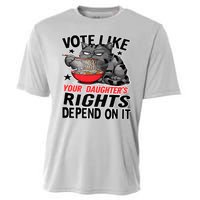 Cats Vote Like Your Daughters Rights Depend On It Cooling Performance Crew T-Shirt